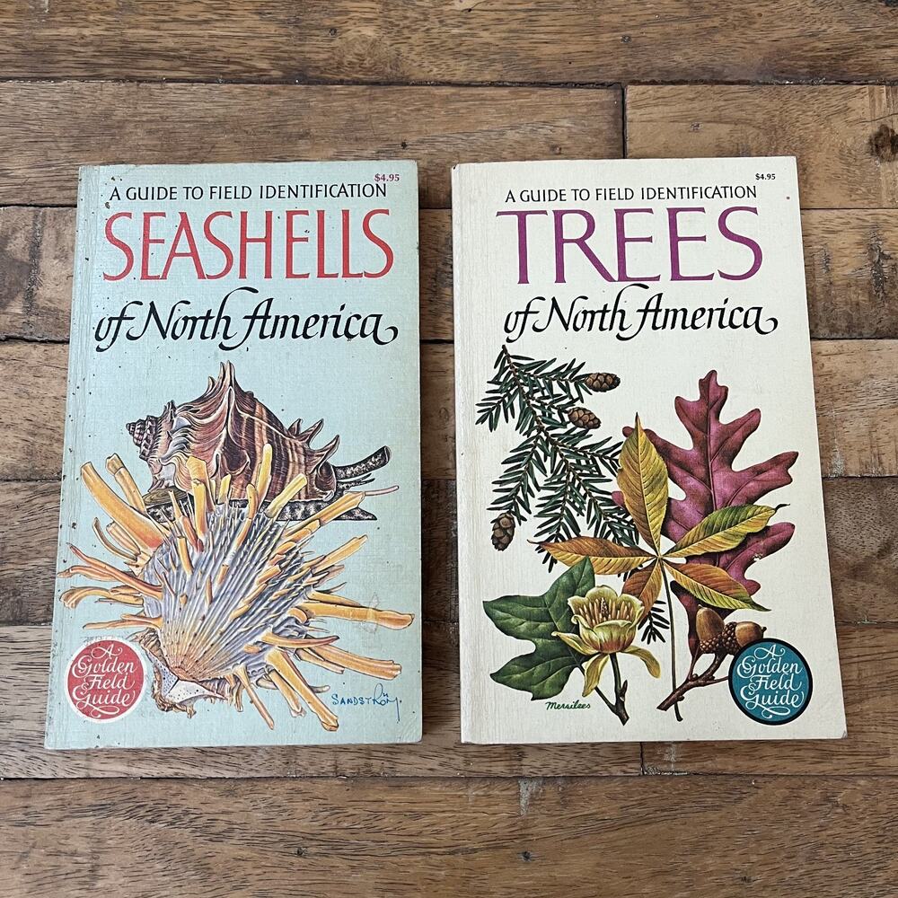 A Guide To Identification North America Seashells & Trees Set of 2 Hardcover